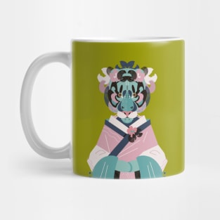 Tiger Asian Costume Mug